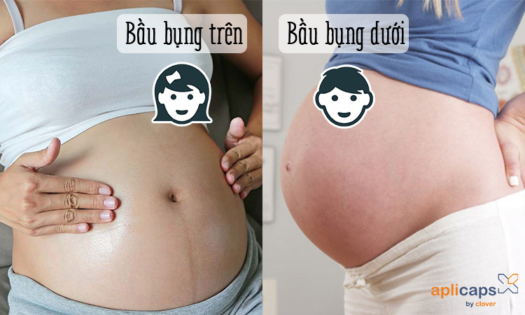 dấu hiệu mang thai bé trai bé gái