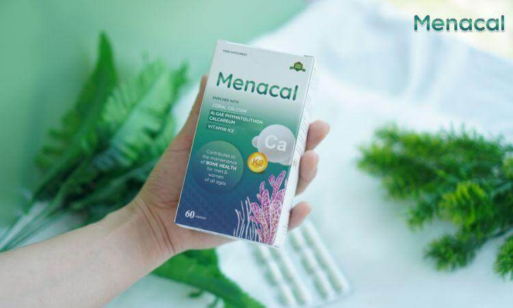 Menacal cung cấp hàm lượng lớn canxi hữu cơ từ tảo biển đỏ