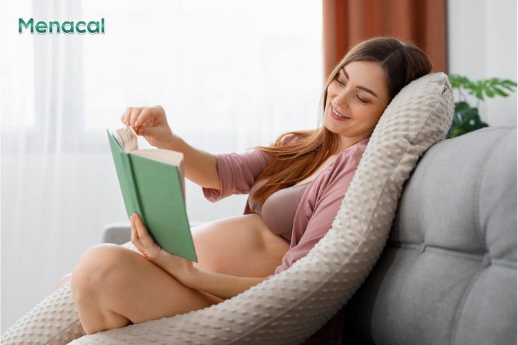 Nghỉ ngơi đúng cách có thể giúp mẹ giảm đau bụng ở bên trái