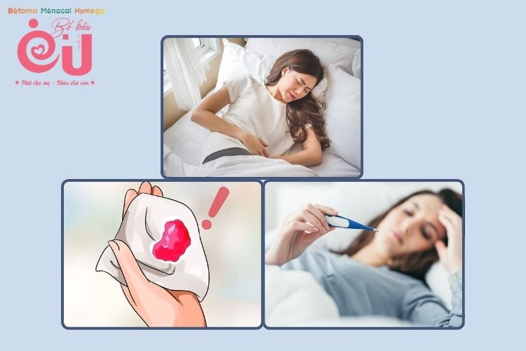 Mẹ bầu hãy chú ý một số dấu hiệu cảnh báo dọa sảy thai