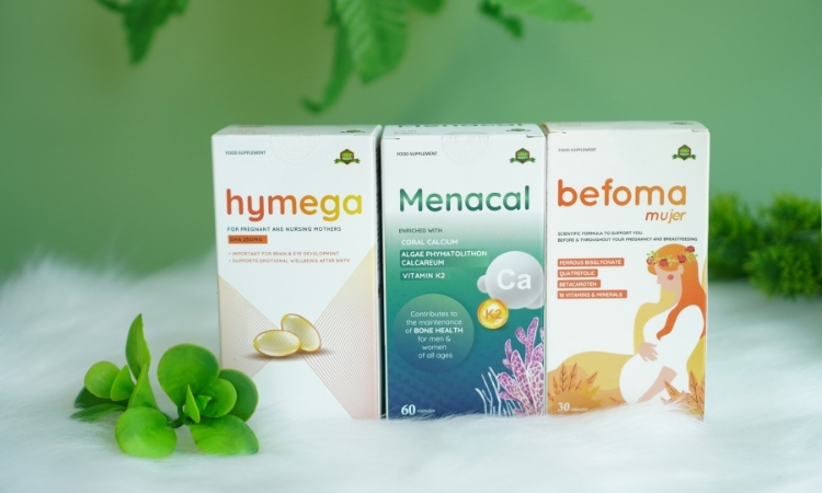Bộ ba Bổ bầu EU Aplicaps cung cấp vitamin và khoáng chất cần thiết cho mẹ bầu