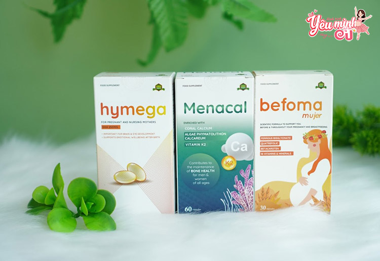 Bộ 3 Menacal – Hymega – Befoma tăng cường vi chất cho mẹ suốt thai kỳ