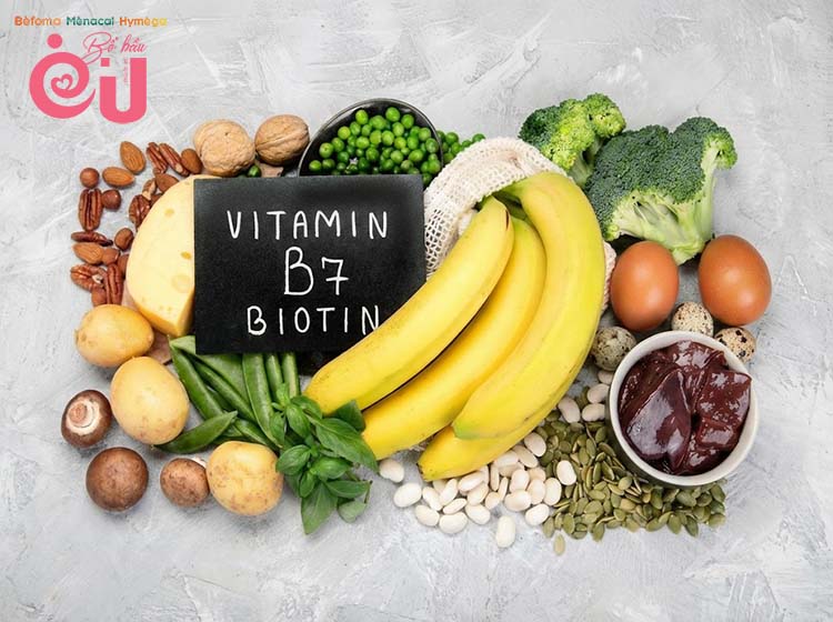 Biotin (vitamin B7) rất cần thiết cho phụ nữ sau sinh bị rụng tóc