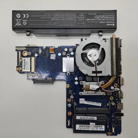 Placa Mãe Samsung Ba41-02206a Np270e4e Core I3 4gb + Bateria Azul