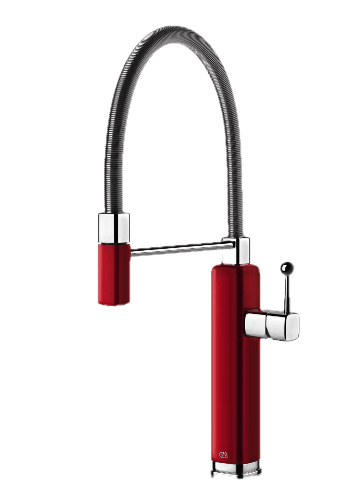 grifos-de-cocina-fabricante-gessi-modelo-happy-color-rojo