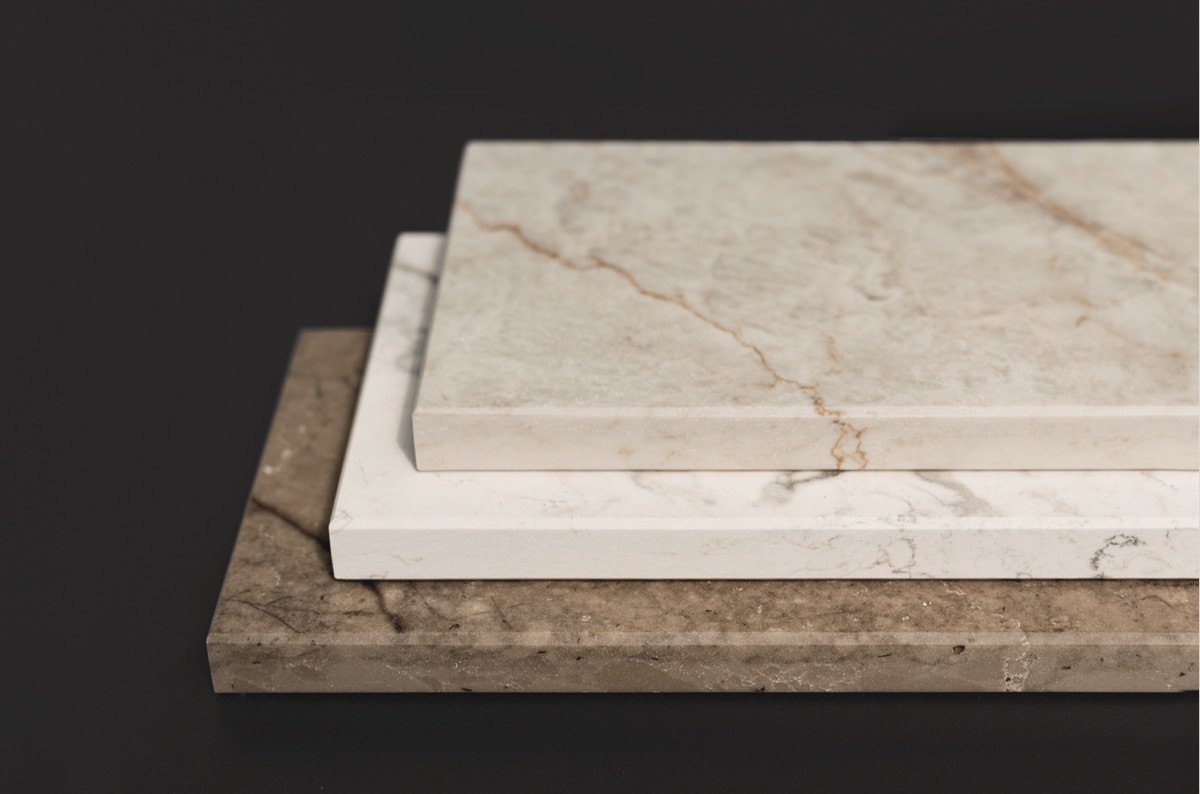 Tablas de superficie Ēclos con cero sílice cristalina y material reciclado