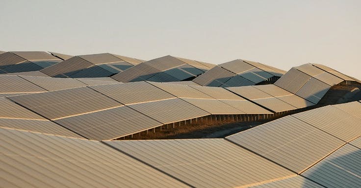 Planta solar: producción de Ēclos con energía renovable