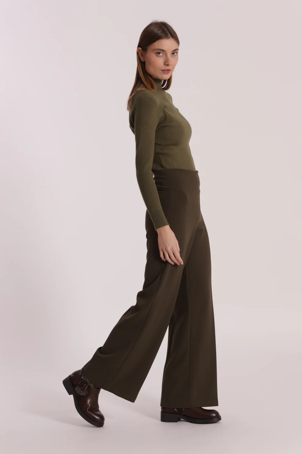 PANTALÓN DE CREPÉ PALAZZO - Imagen 3