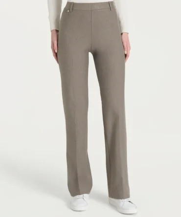 PANTALÓN ANCHO EN COMPACT GLACE'MEL