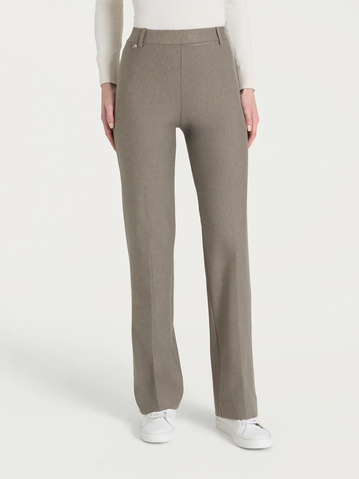 PANTALÓN ANCHO EN COMPACT GLACE'MEL