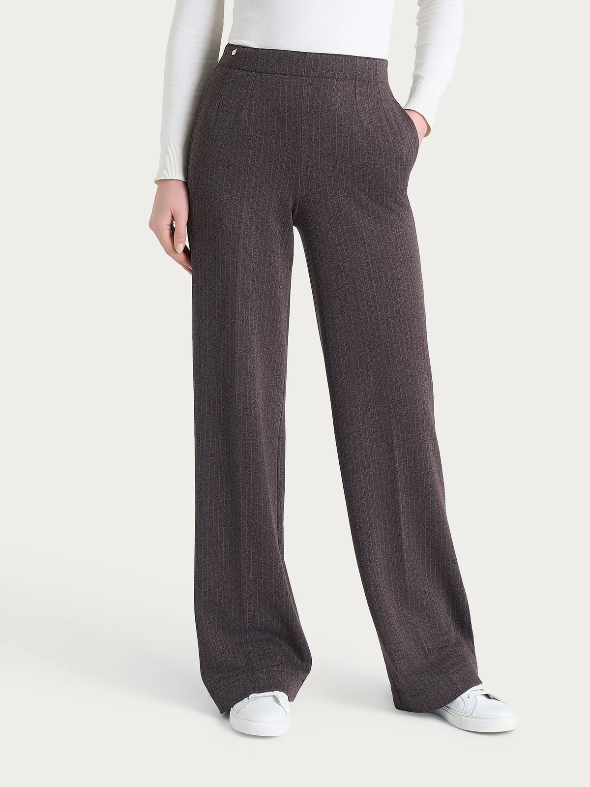 PANTALÓN ANCHO A RAYAS