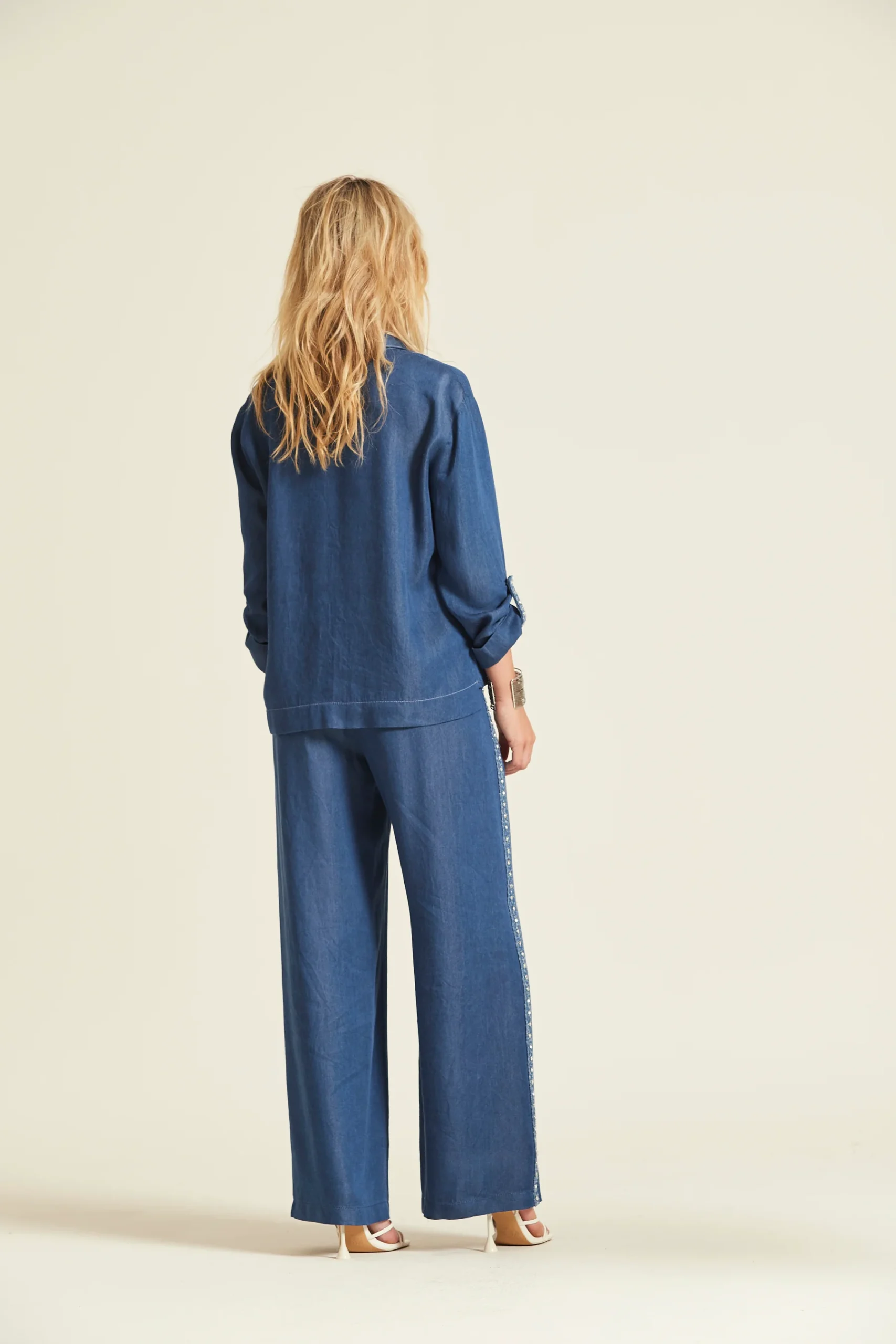 CAMISA BOSIA TENCEL DENIM - Imagen 2