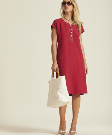 VESTIDO POTAK VISCOSA LINO