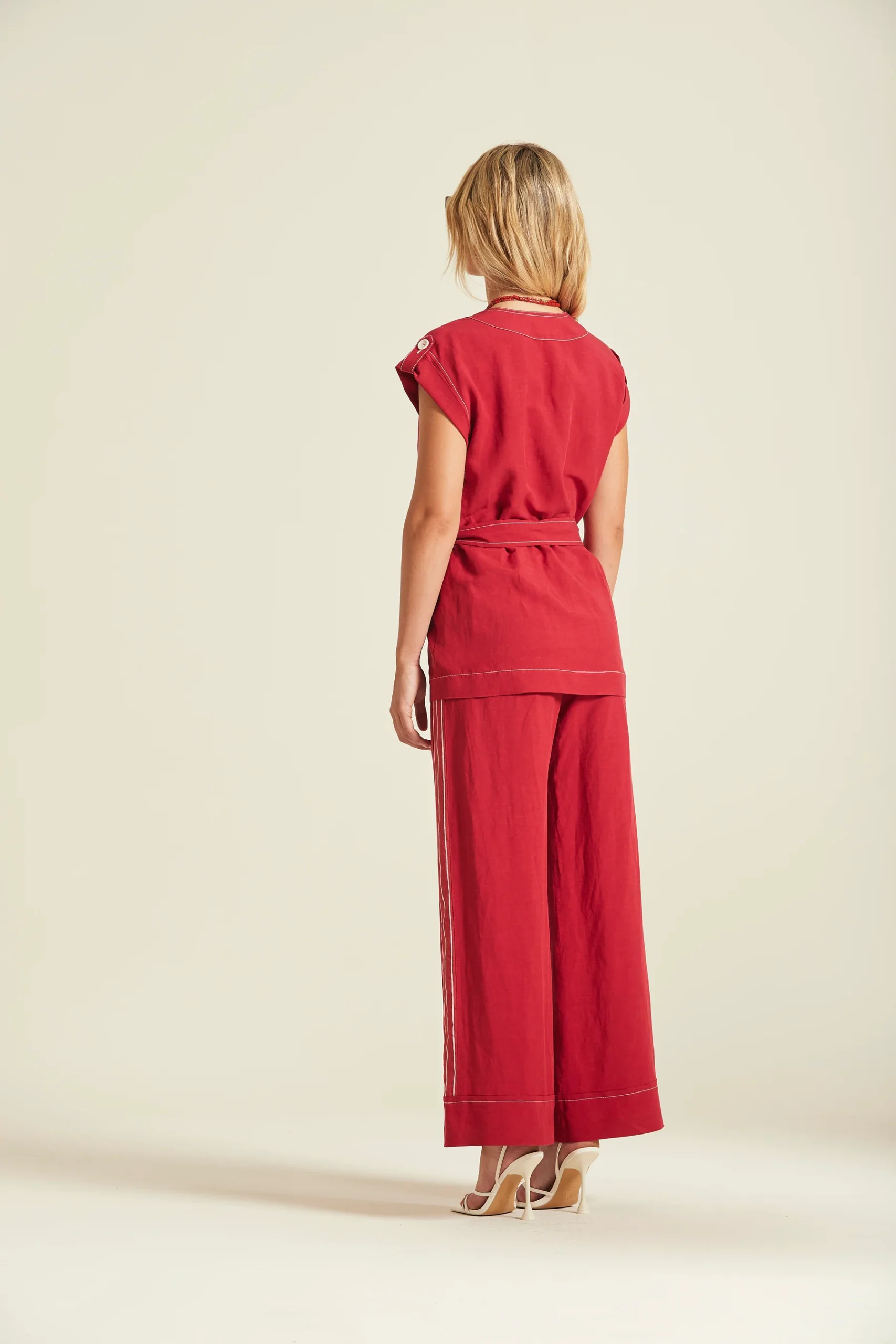 PANTALÓN COPRA RAYA BICOLOR - Imagen 2