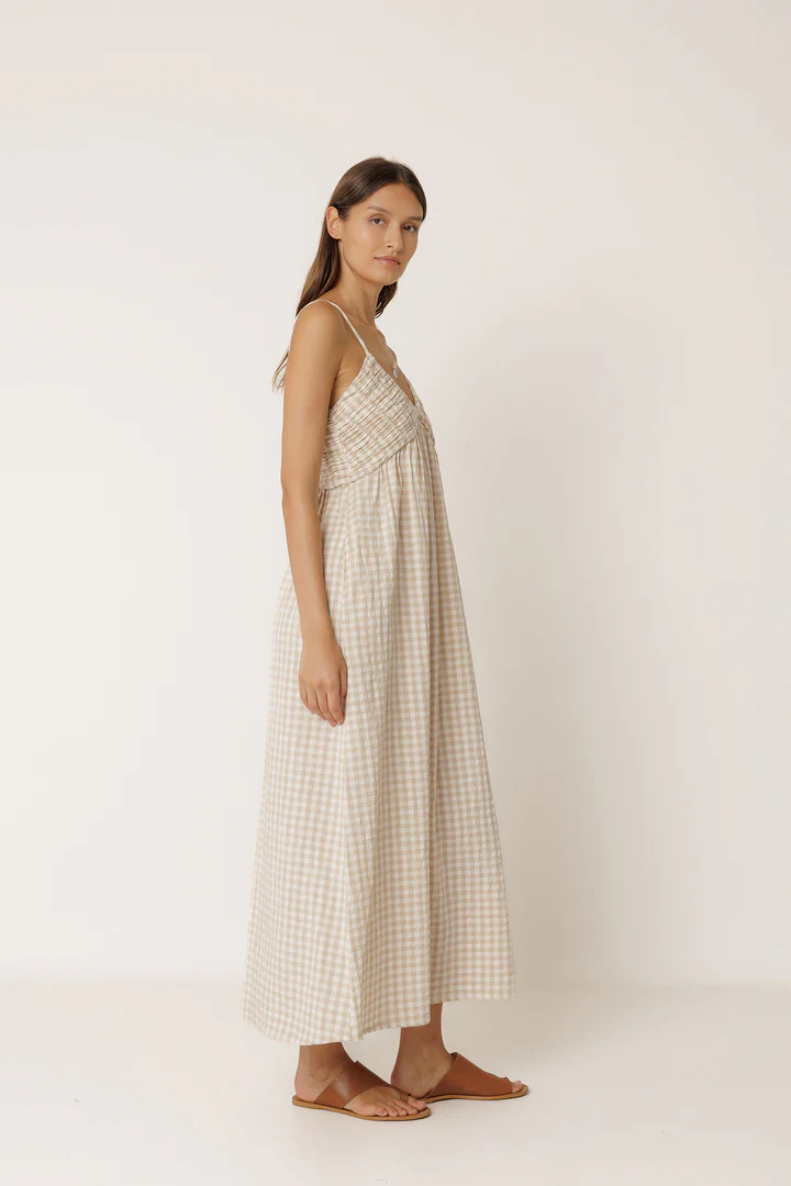 VESTIDO VICHY TIRANTE - Imagen 3