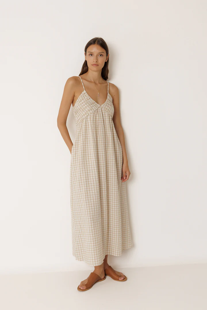 VESTIDO VICHY TIRANTE - Imagen 4