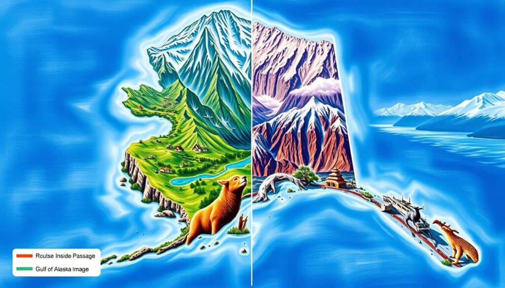 Alaska Cruise Routes Comparison