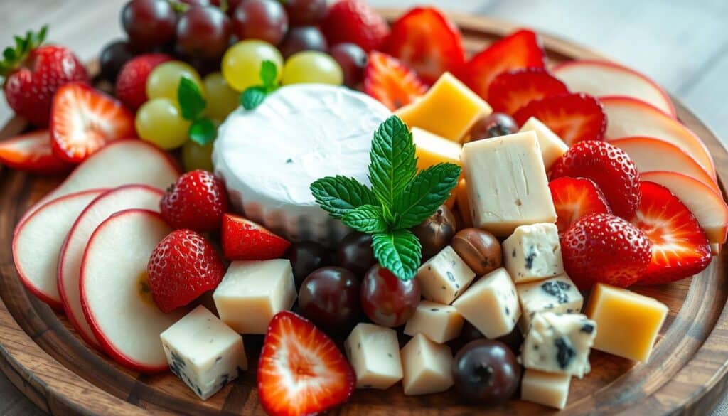 Fresh fruit and cheese combinations