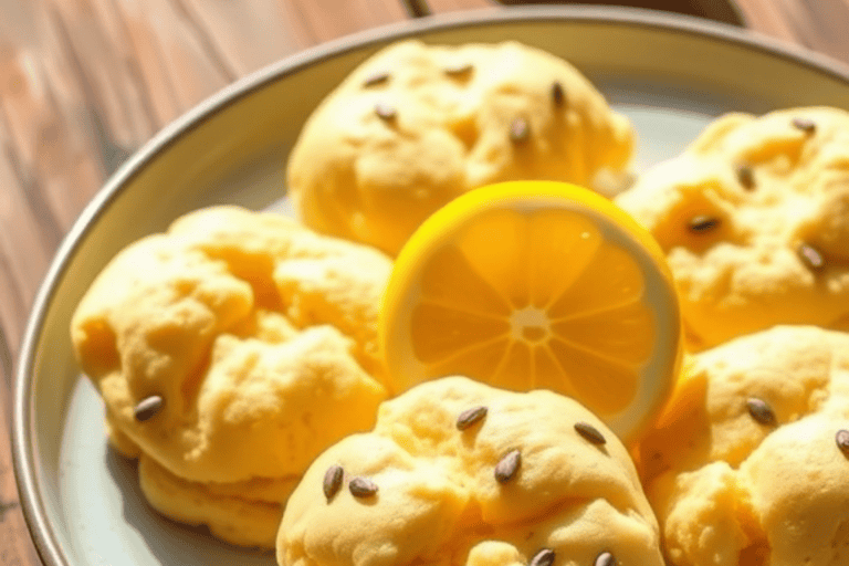 Delicious Lemon Poppy Seed Keto Biscuits Recipe