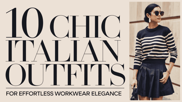 10 Chic Italian Outfits for Effortless Workwear Elegance