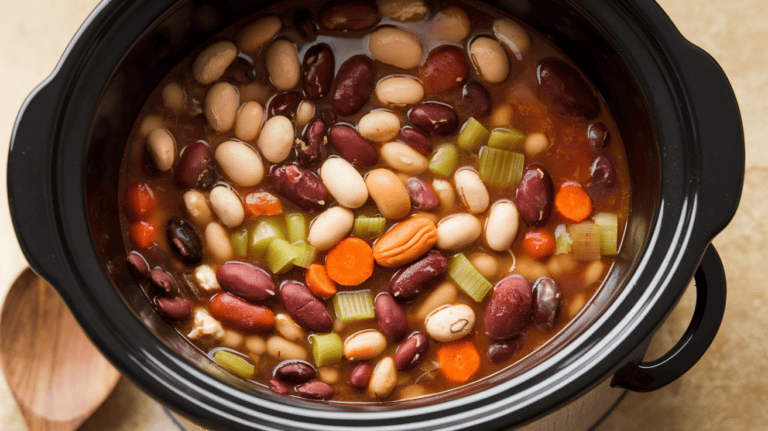Hearty Crockpot 15 Bean Soup Recipe