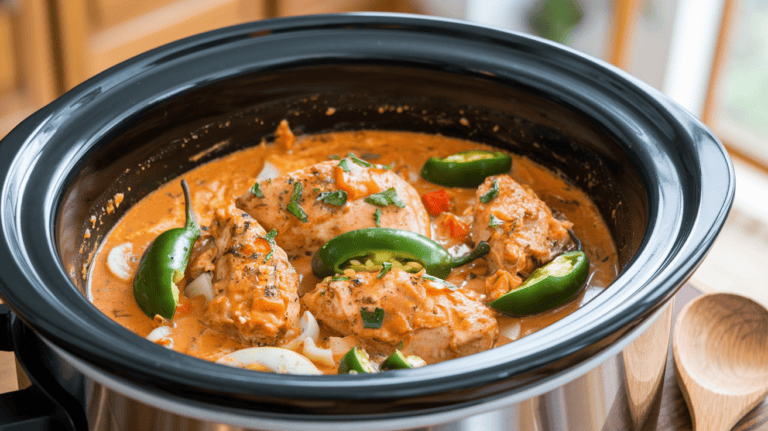 Spicy Crockpot Jalapeno Chicken Recipe