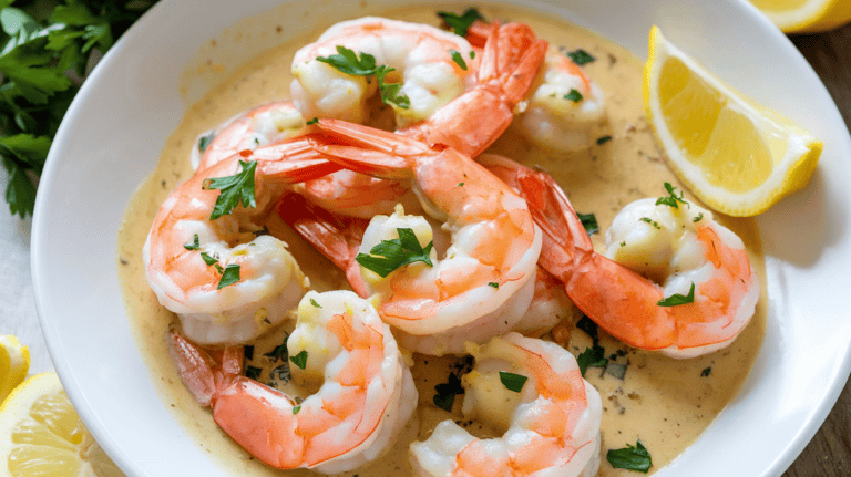 Creamy Garlic Butter Shrimp Recipe