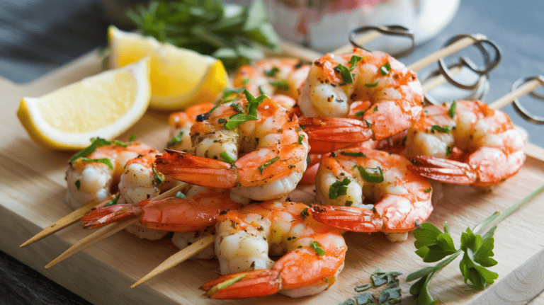 Zesty Spicy Grilled Shrimp Skewers Recipe