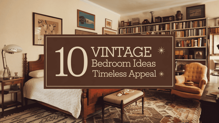 10 Vintage Bedroom Ideas for a Timeless Appeal
