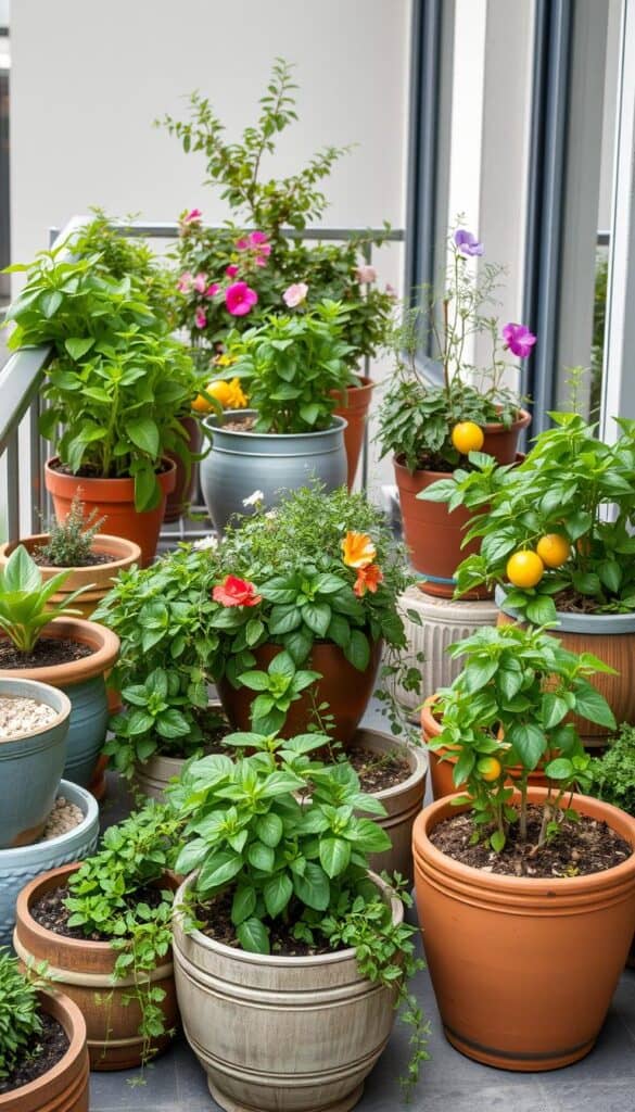 Container gardening options