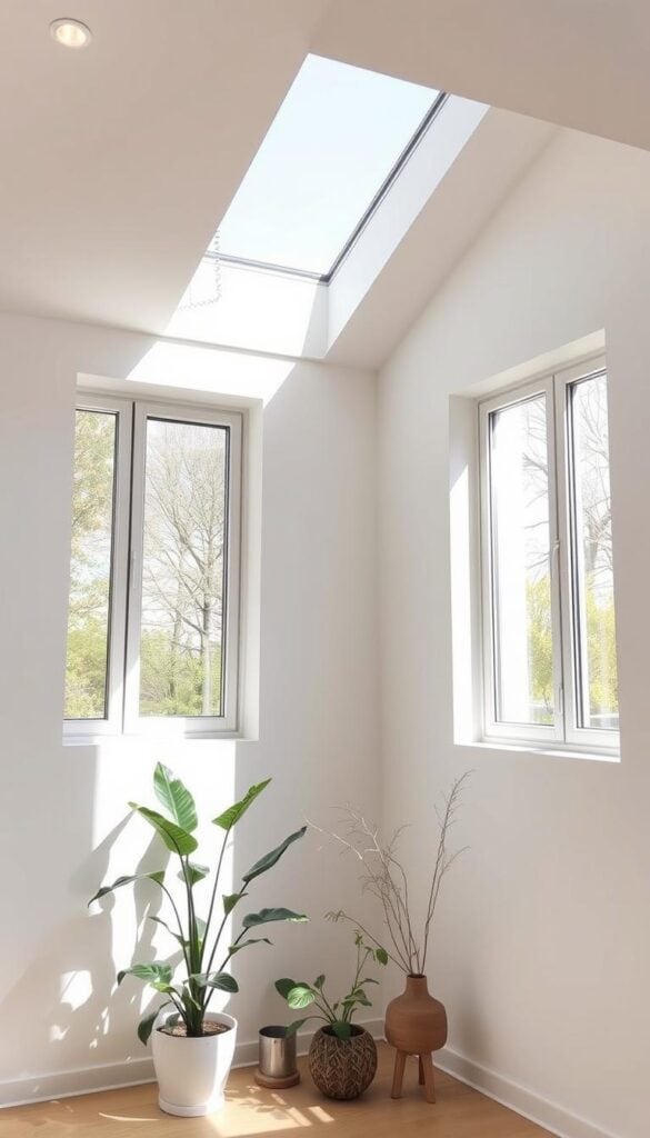 Maximizing natural light through strategic window placement