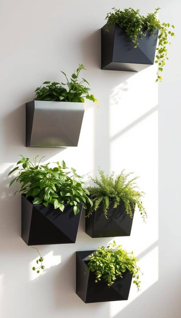 vertical garden and planter designs