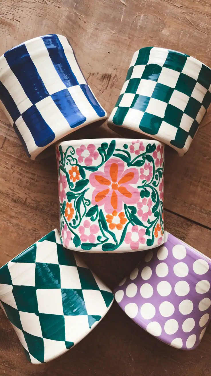 30 Creative Ceramic Plant Pot Painting Ideas for Your Home Garden