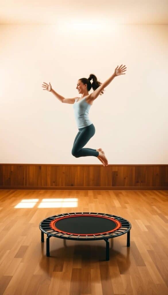 beginner rebounding routine