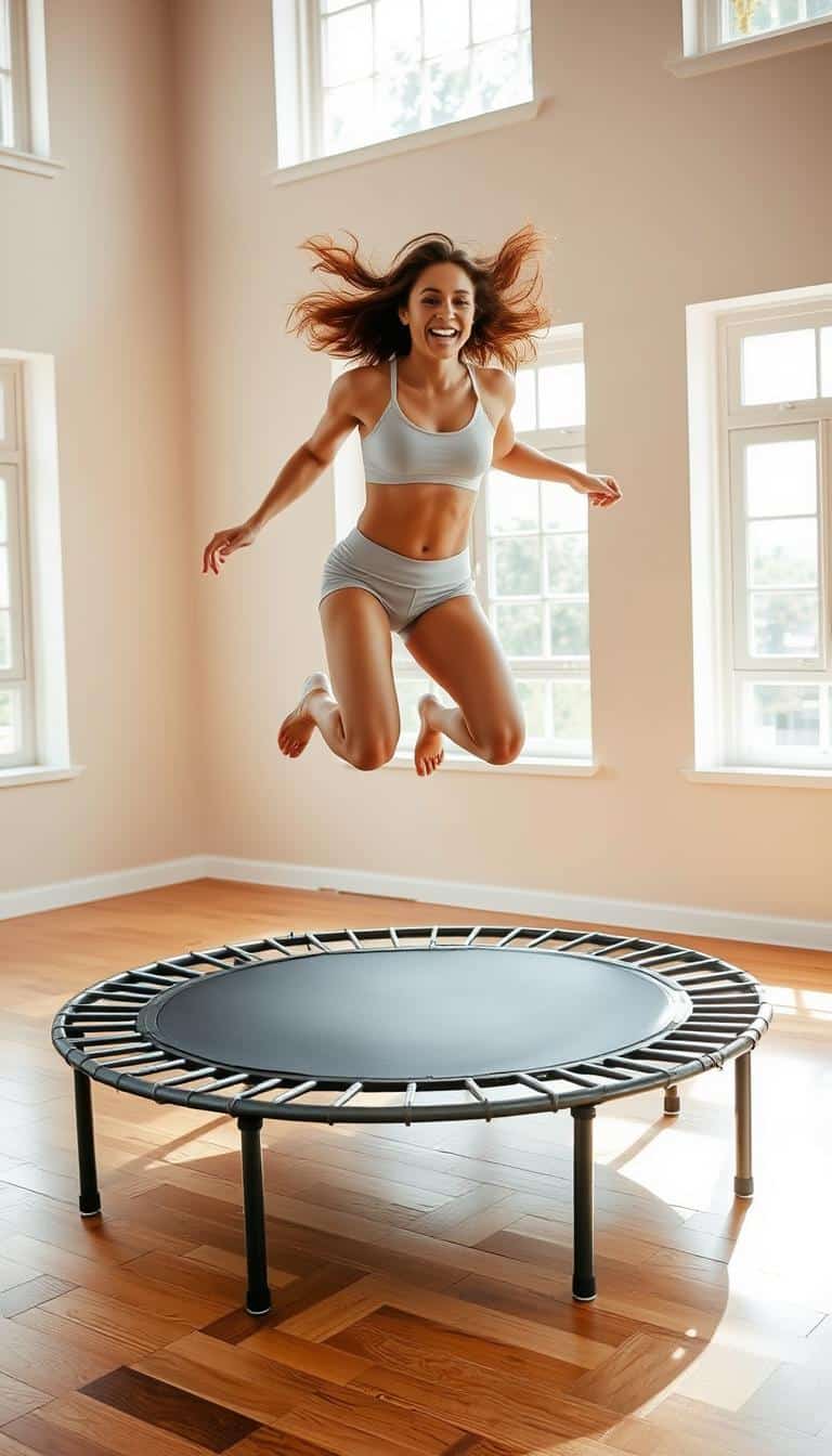 jumping for lymph drainage