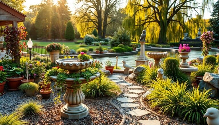 15 Bird Bath Garden Arrangements That Wow