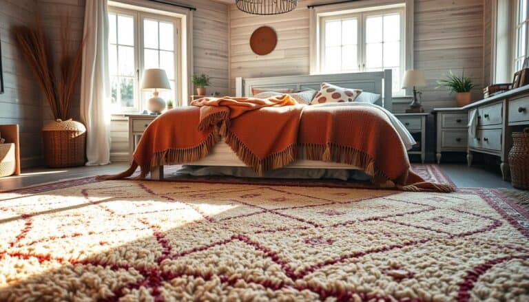 Layering Rugs for a Cozy Boho Bedroom