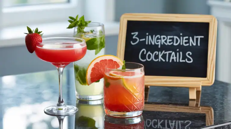 20 Impressive 3-Ingredient Cocktail Recipes to Wow Your Guests