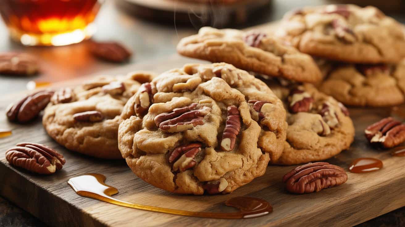 maple pecan cookies are a warm hug in dessert form. With a delightful crunch from the pecans and a sweet maple flavor, they are perfect for fall gatherings.