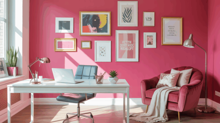15 Stylish Feminine Home Offices for Smart and Pink Productivity