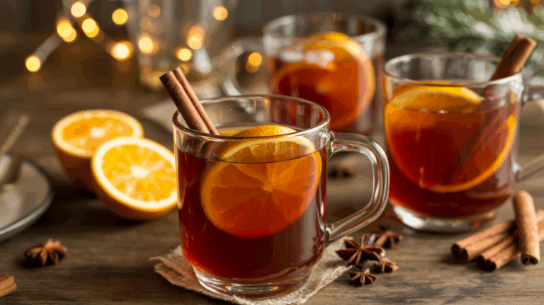 Spiced Winter Bourbon Punch