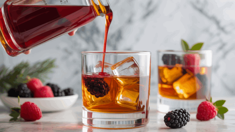 Winter Berry Bourbon Spritz