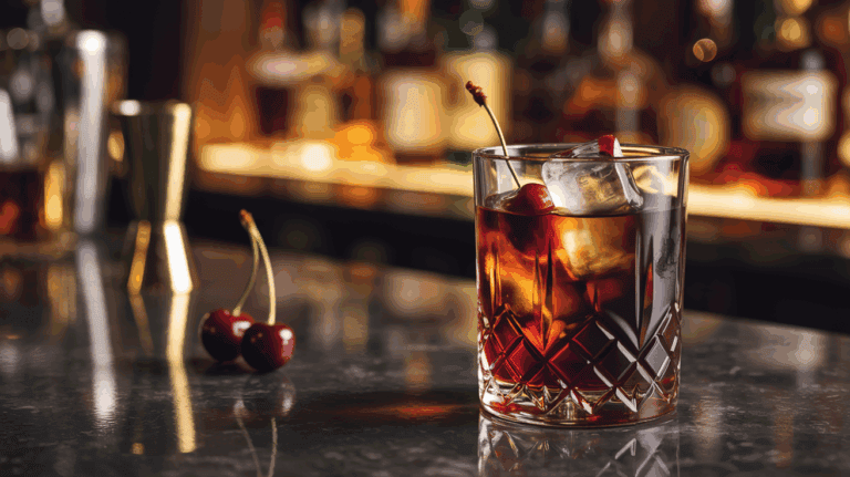 Chocolate Cherry Bourbon Old Fashioned