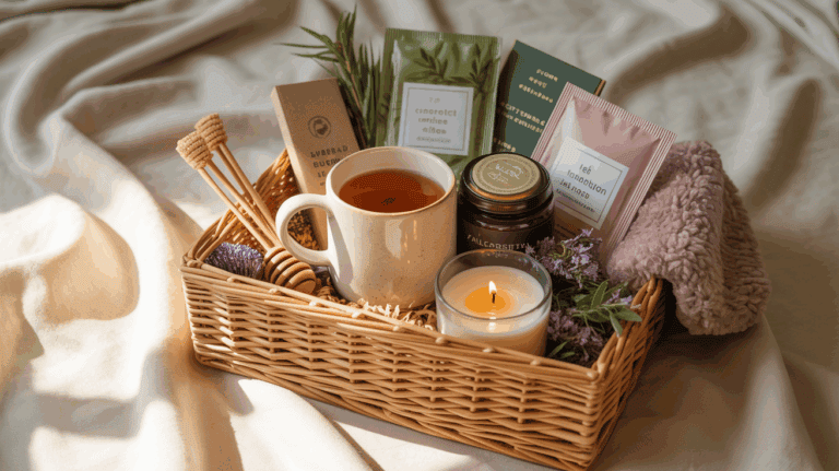 Tea Lover’s Relaxation Gift Basket Inspiration