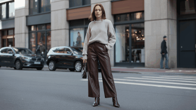10 Winter Wide-Leg Trousers Outfit Ideas
