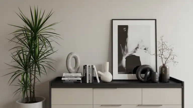 Styling Tips for Monochrome Living Rooms With Plants That Feel Effortlessly Chic