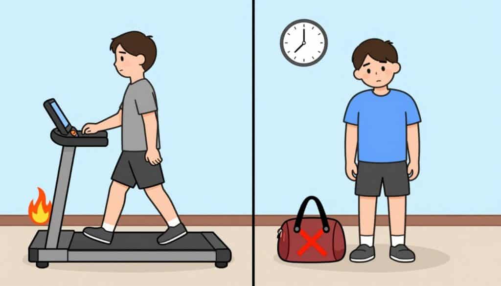 Comparison of walking pad calorie burn versus traditional exercise