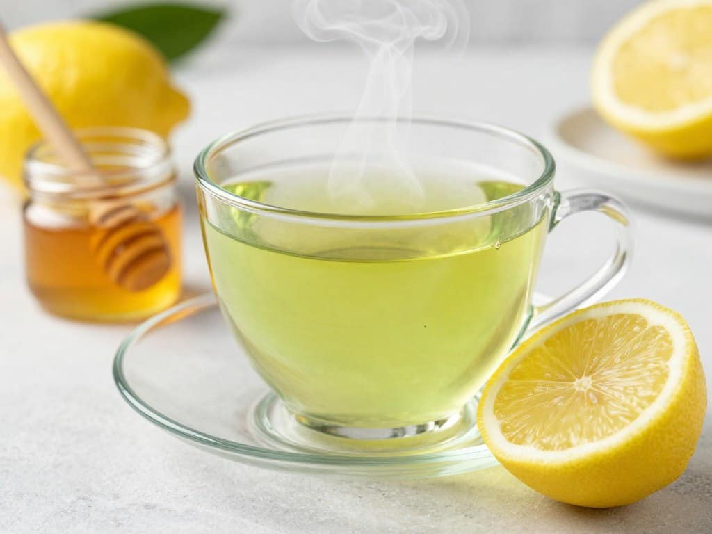 Green tea with lemon and honey, traditional immune-supporting combination