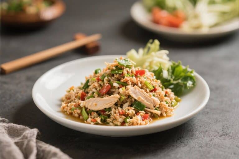 Thai Chicken Larb – Bright, Fresh, and Full of Flavor