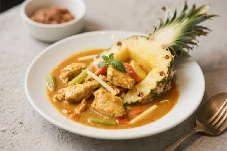 Thai Pineapple Chicken Curry – Bright, Sweet, and Comforting